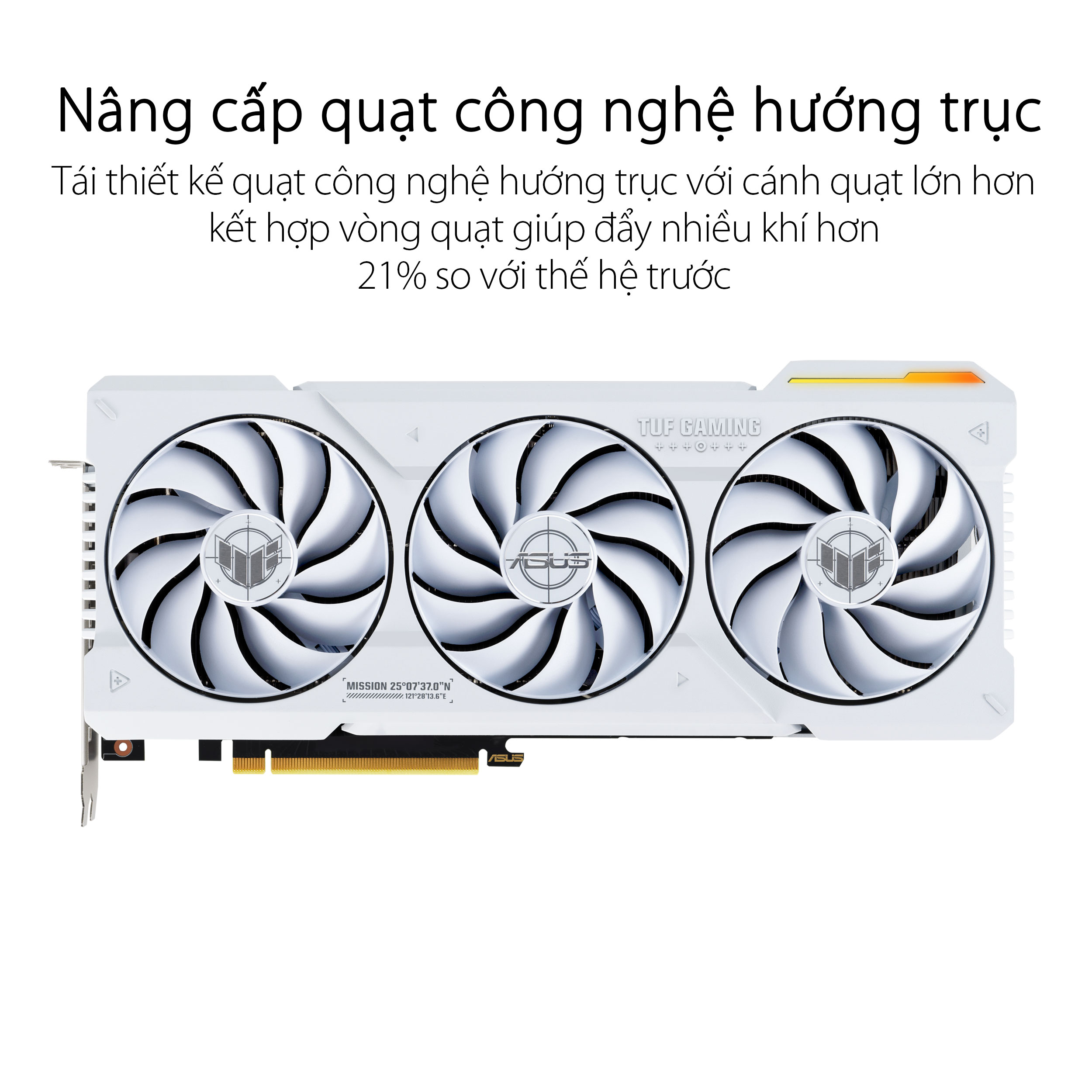 ASUS TUF Gaming GeForce RTX 4070 Ti SUPER 16GB GDDR6X White OC_mota1