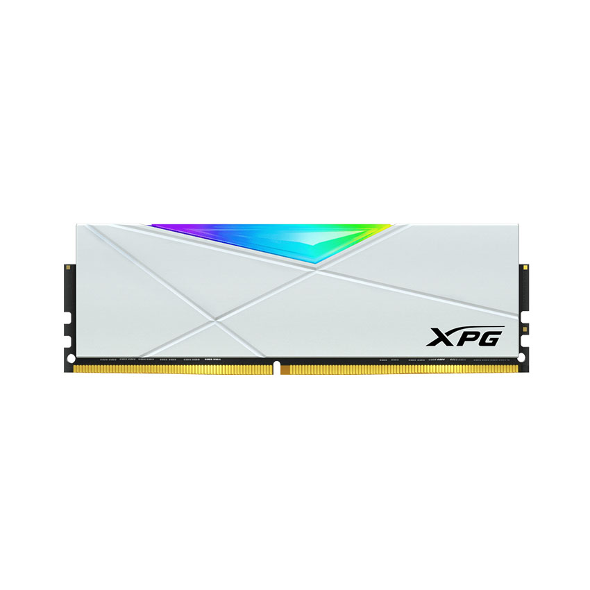 Ram Desktop Adata XPG Spectrix D50 RGB White 16GB (1x16GB) Bus 3200Mhz DDR4