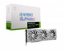Card màn hình MSI GeForce RTX  4070 Ti SUPER 16GB GAMING SLIM WHITE