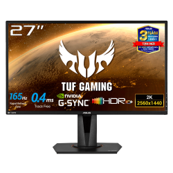 Màn Hình Game  ASUS TUF Gaming VG27BQ (27 inch -2K- HDR10 -165Hz- 0.4ms-G-SYNC Compatible -2 Loa -FreeSync)