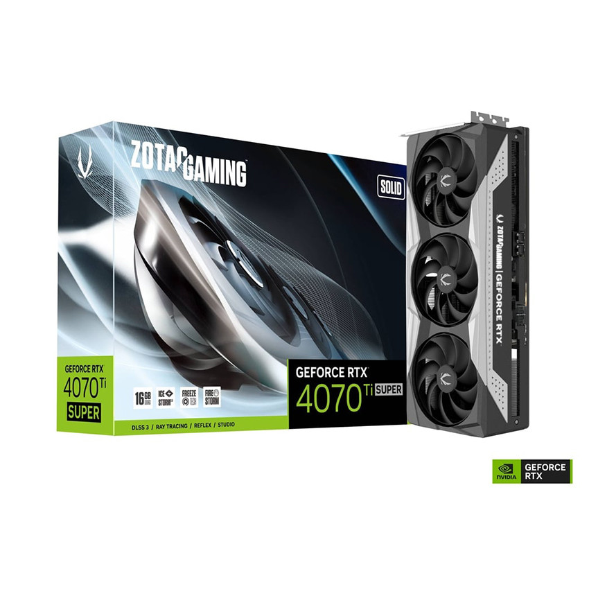 Card màn hình ZOTAC GAMING GeForce RTX 4070 Ti SUPER SOLID 16GB GDDR6X