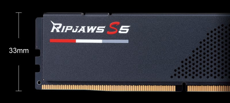 Ram GSkill Ripjaws S5 32GB (2x16GB) DDR5-5600MHz CL36 BLACK 2