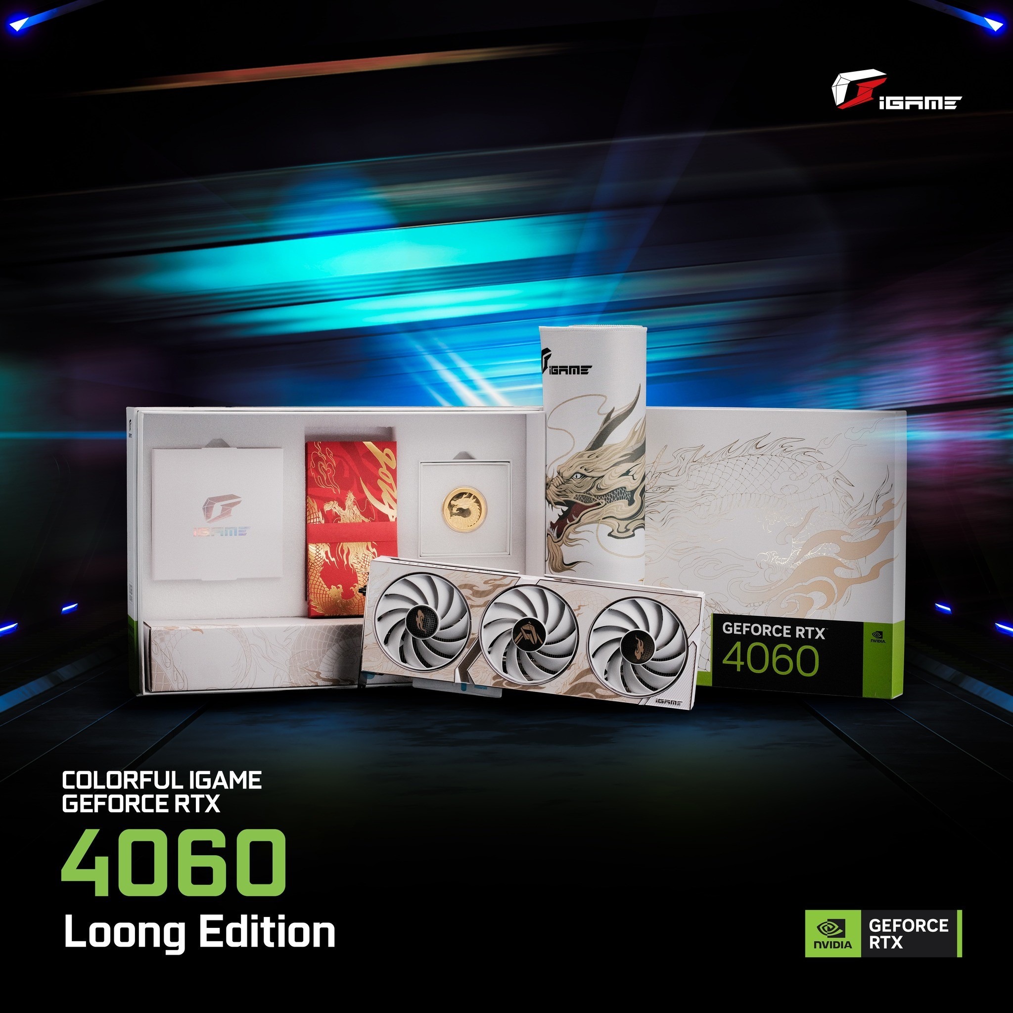 Card Màn Hình Colorful IGame GeForce RTX 4060 Loong Edition OC 8GB-V