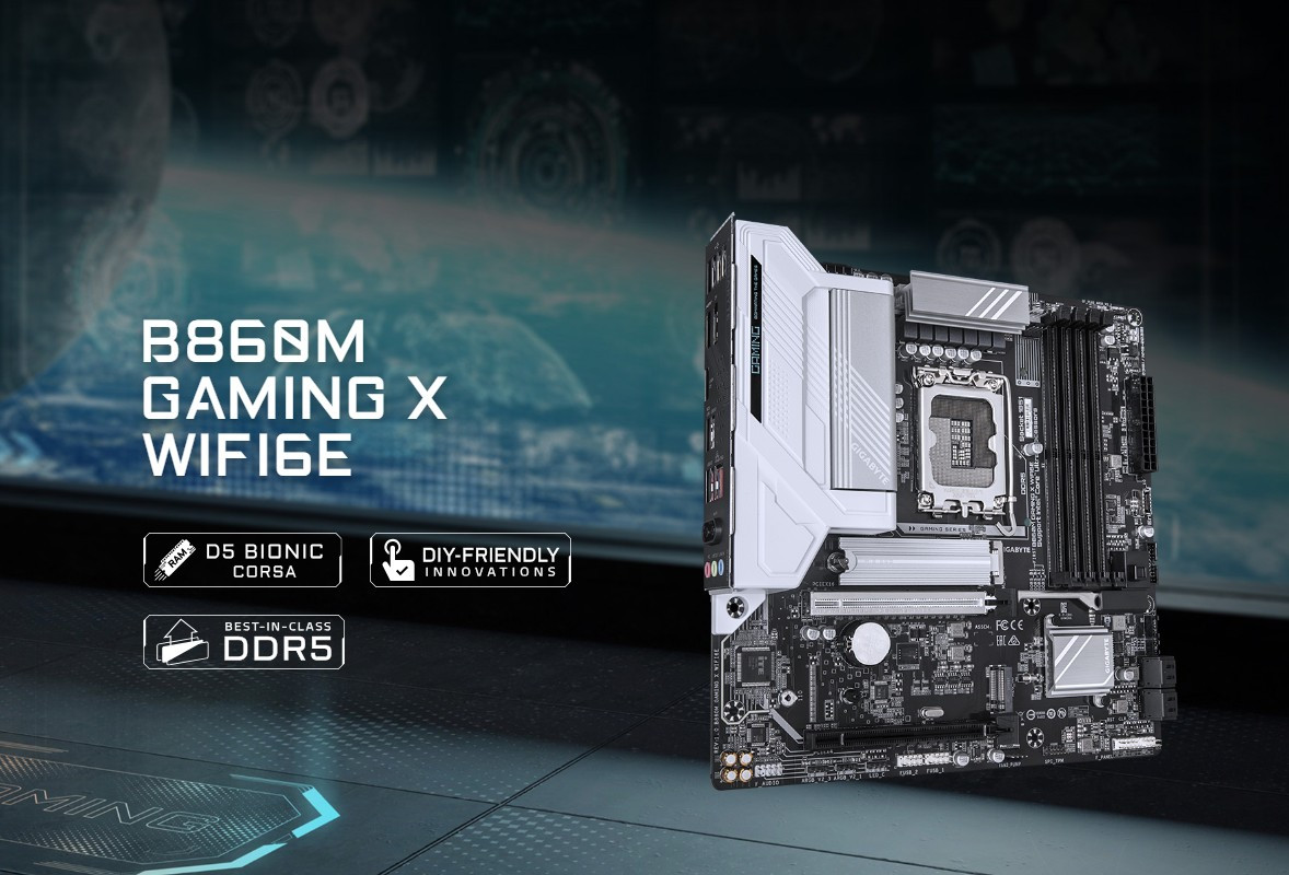 Mainboard Gigabyte B860M GAMING X WIFI 6E