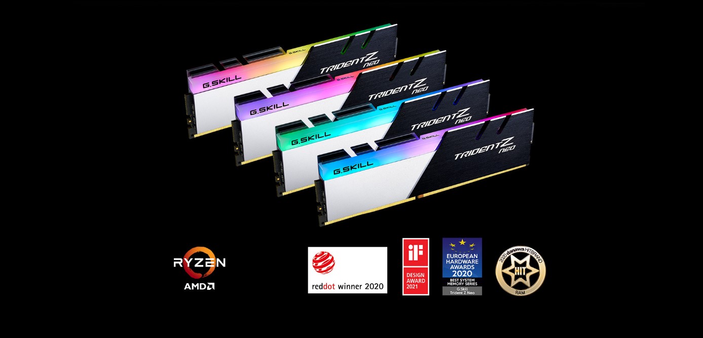 RAM G.Skill TRIDENT Z Neo RGB 32GB (2x16GB) DDR4 3600MHz