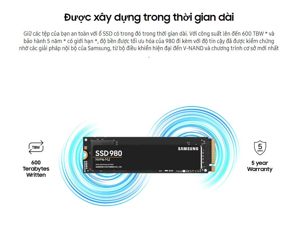 SSD Samsung 980 PCIe NVMe V-NAND M.2 2280 1TB 3