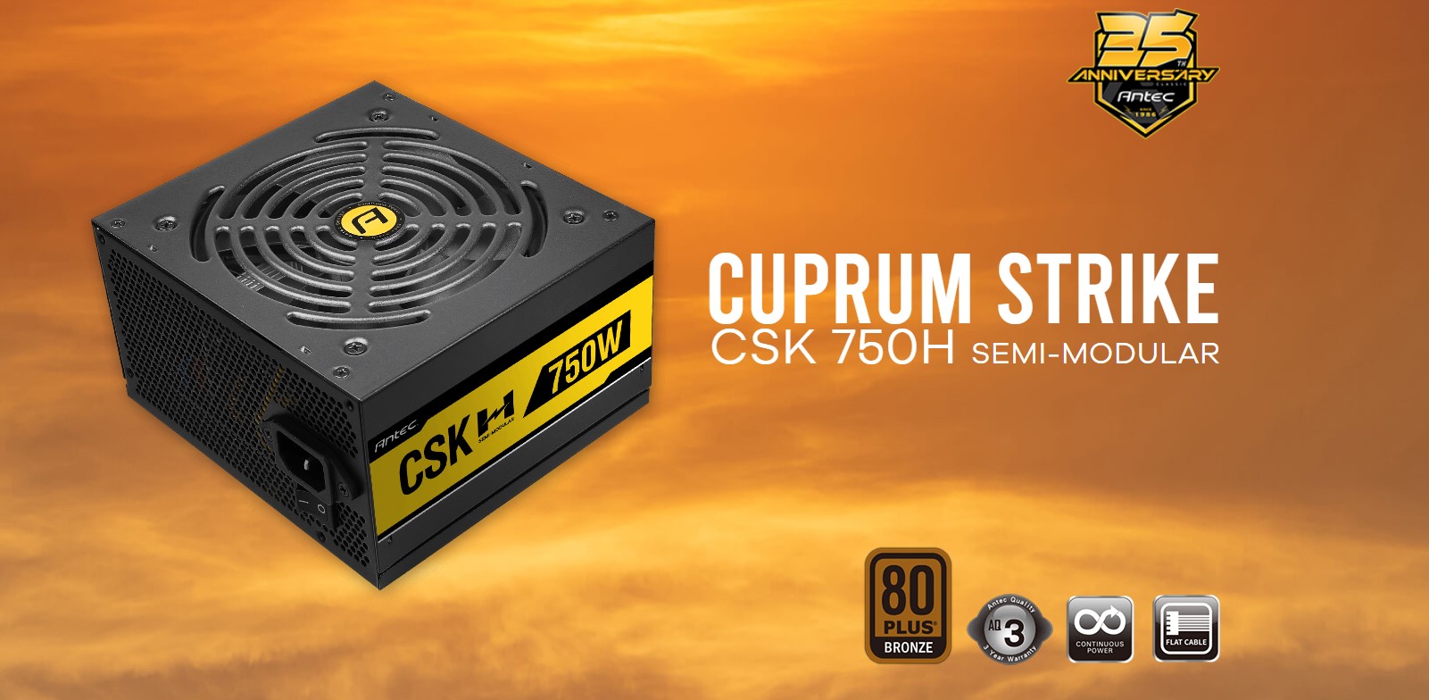  Nguồn máy tính Antec CUPRUM STRIKE CSK750H 750W