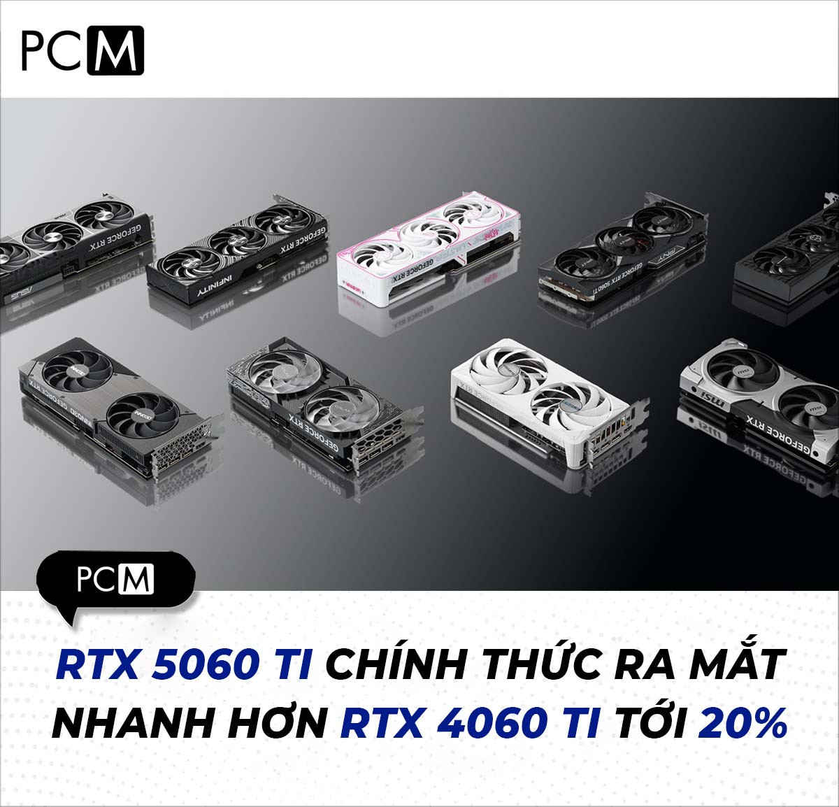 RTX 5060 Ti chính thức ra mắt, nhanh hơn RTX 4060 Ti tới 20%