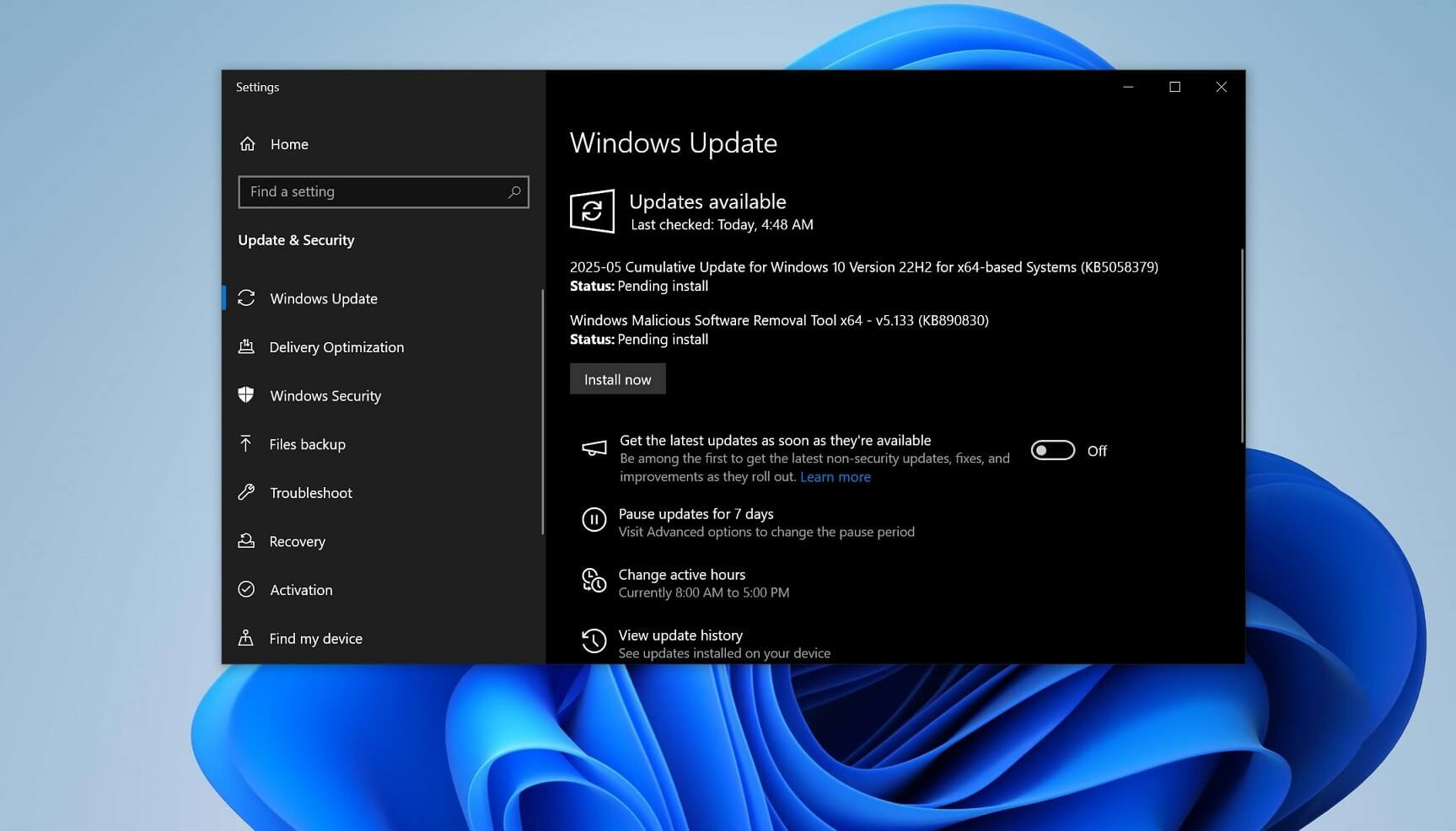 Máy tính bị khóa và sập sau khi update bản cập nhật Windows 10 mới nhất