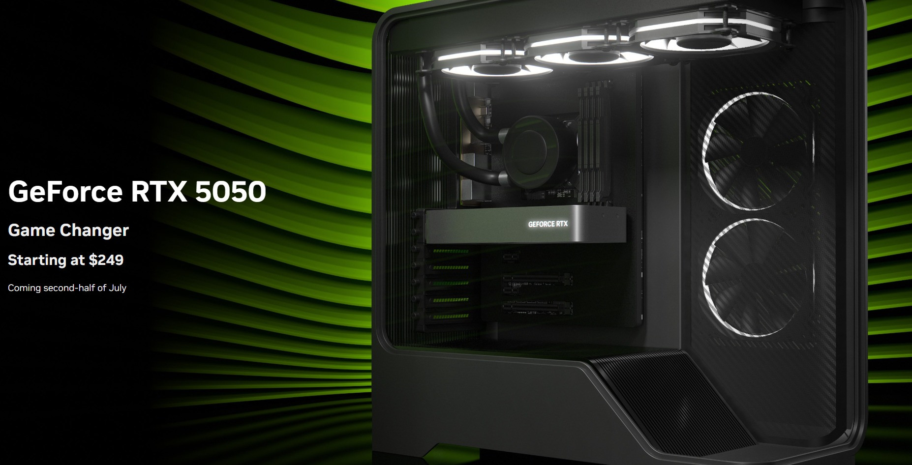 RTX 5050 chính thức được công bố với giá khởi điểm 249 đô la