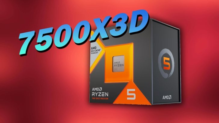 CPU AMD Ryzen 5 7500X3D 6 nhân được phát hiện