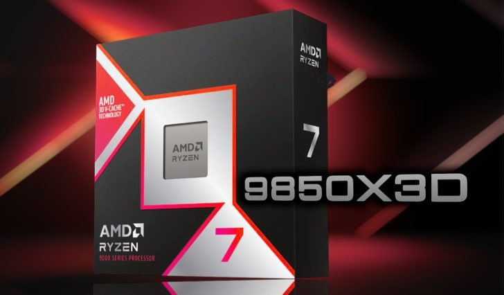 CPU AMD Ryzen 7 9850X3D chính thức được xác nhận