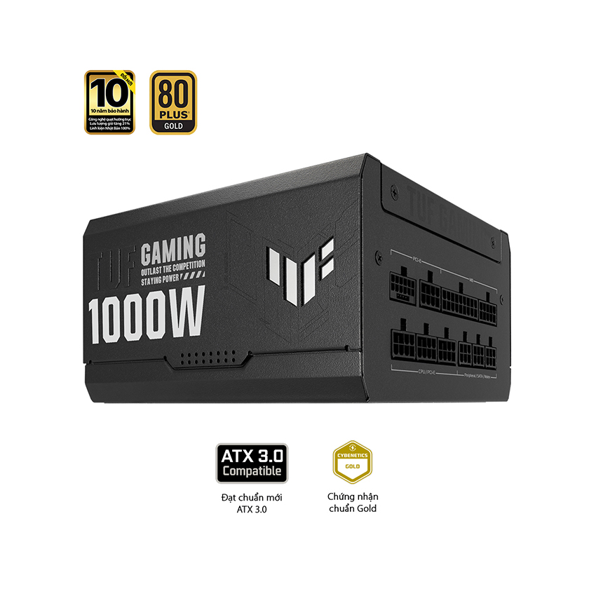 Nguồn ASUS TUF Gaming 1000W GOLD PCI GEN 5.0 - 80 Plus Gold