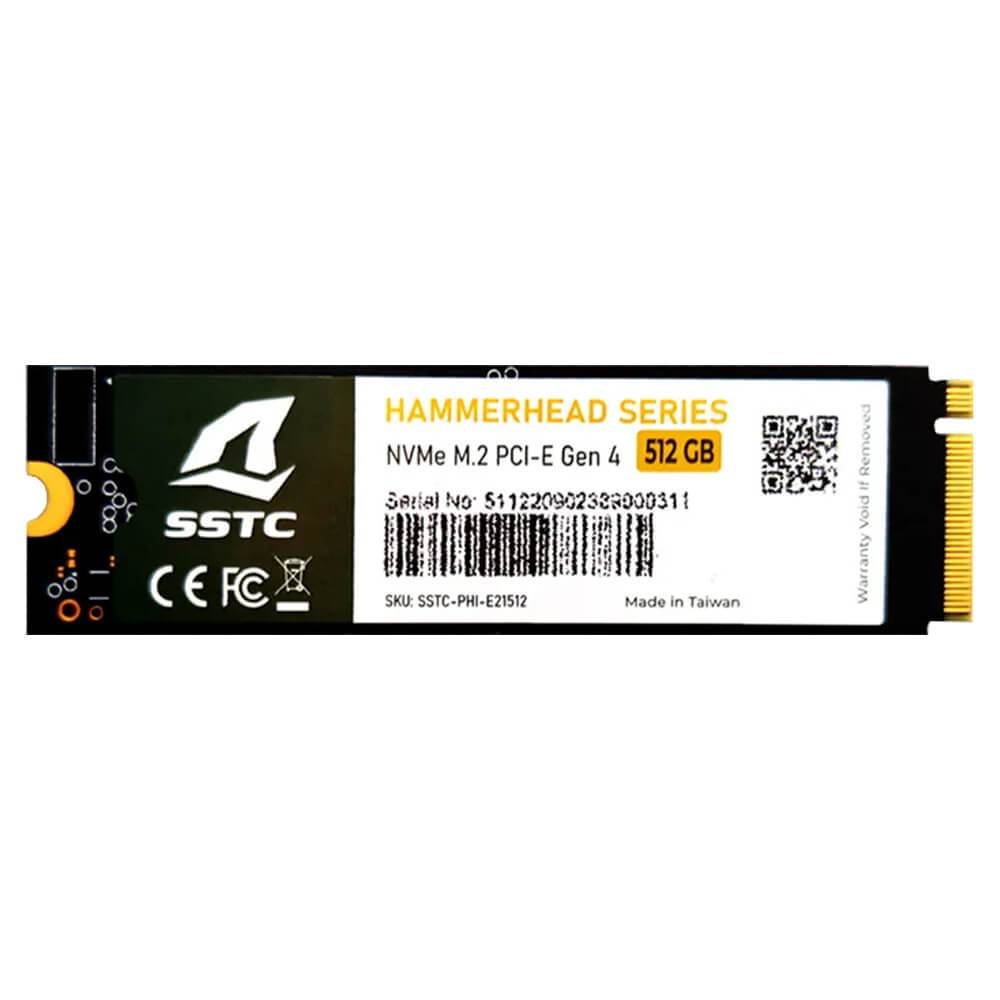 Ổ Cứng SSD SSTC HAMMERHEAD 512GB NVMe M.2 Gen4 E21-512GB