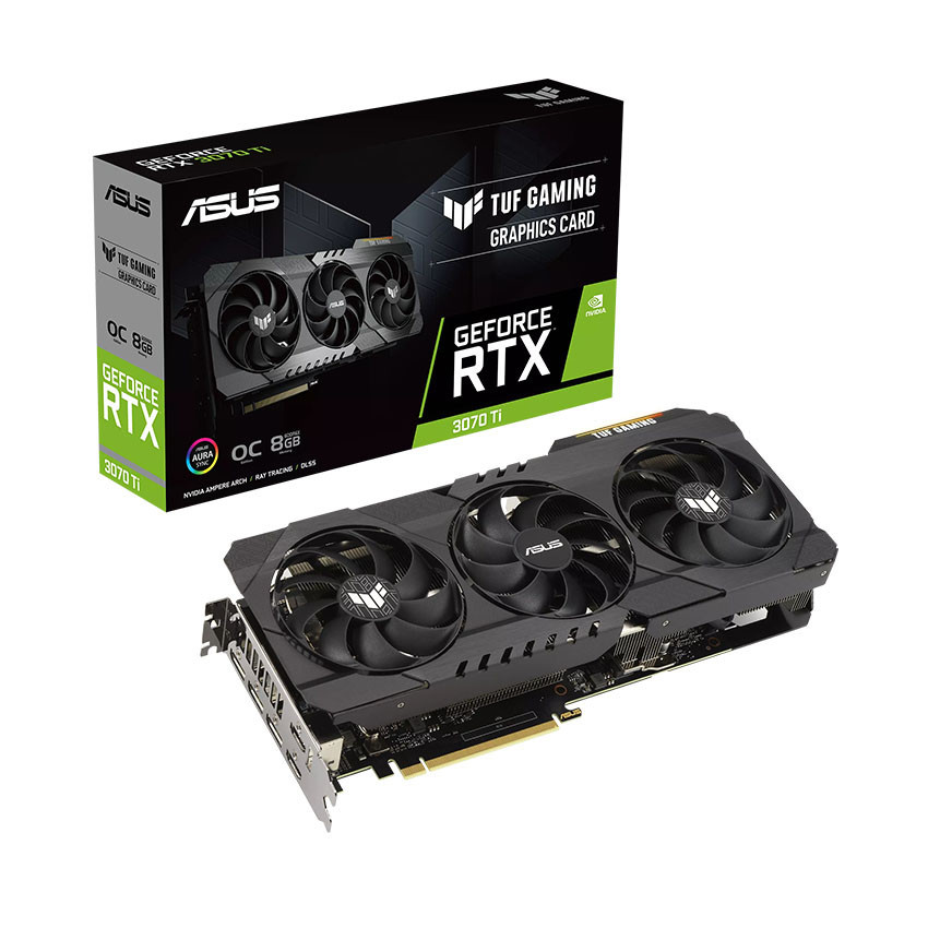 Card màn hình Asus TUF RTX 3070 Ti-O8G-V2-GAMING (NK)