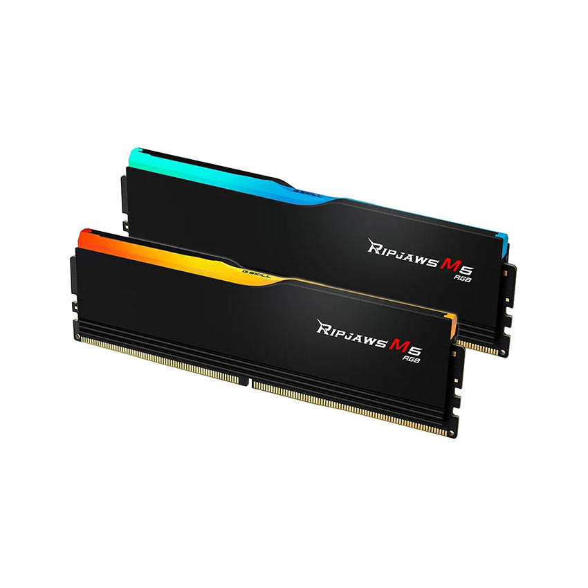 Ram Desktop Gskill RIPJAWS M5 RGB BLACK  32GB (2x16GB) Bus 6000MHz DDR5  (F5-6000J3648D16GX2-RM5RK)