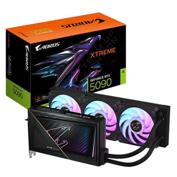 Card  màn hình GIGABYTE AORUS GeForce RTX 5090 XTREME WATERFORCE 32GB GDDR7