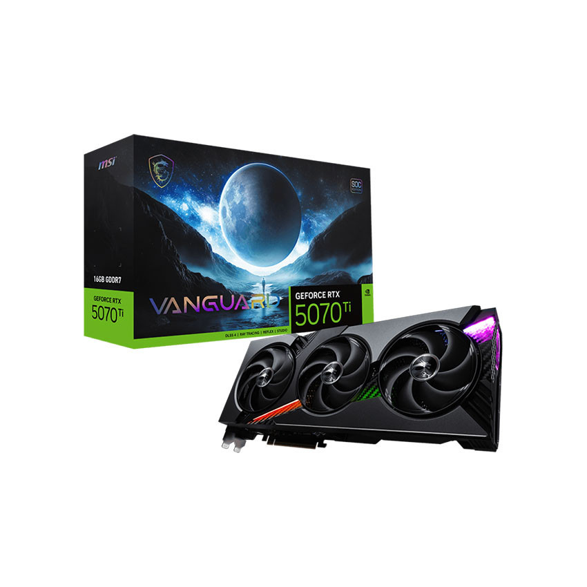 Card màn hình MSI GeForce RTX 5070 Ti 16G VANGUARD SOC
