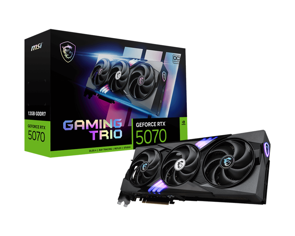 Card màn hình MSI GeForce RTX 5070 12G GAMING TRIO OC