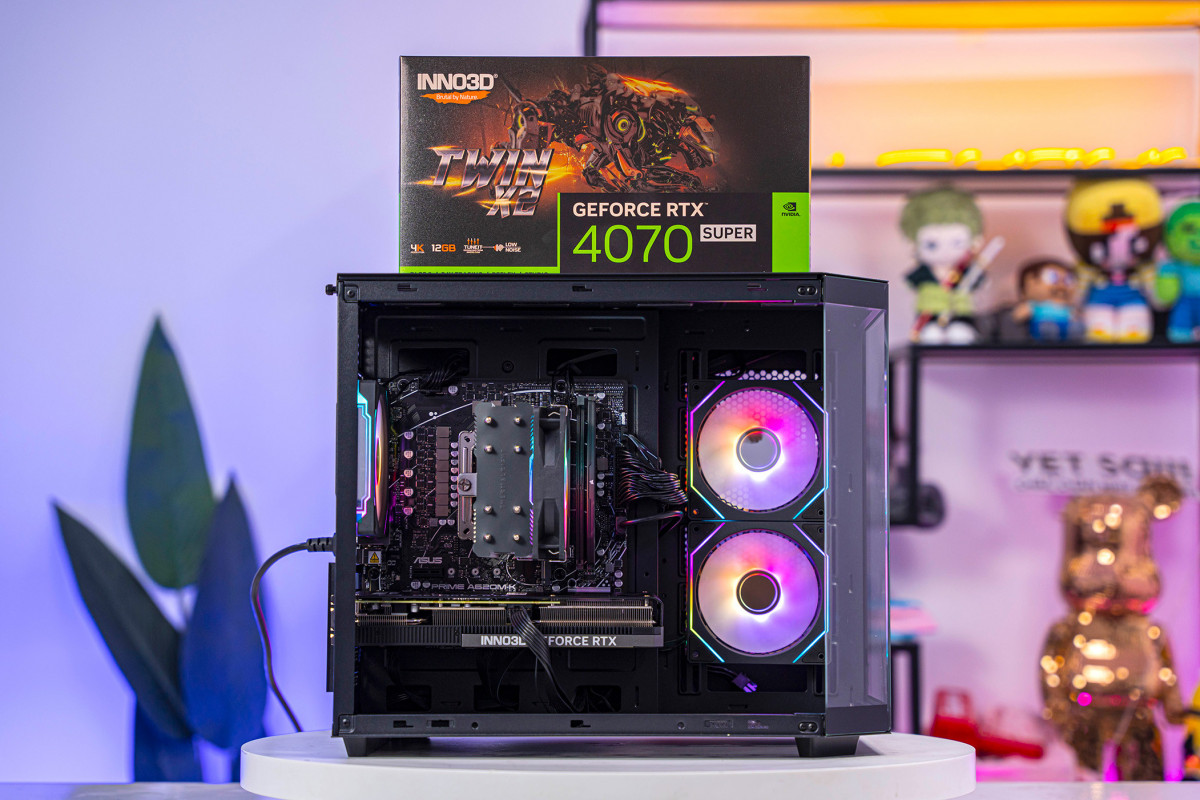 PC AMD GAMING Ryzen 7 9800X3D - RTX 4070 Super 12GB OC