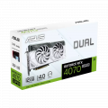 Card màn hình ASUS Dual GeForce RTX 4070 SUPER  12GB GDDR6X White