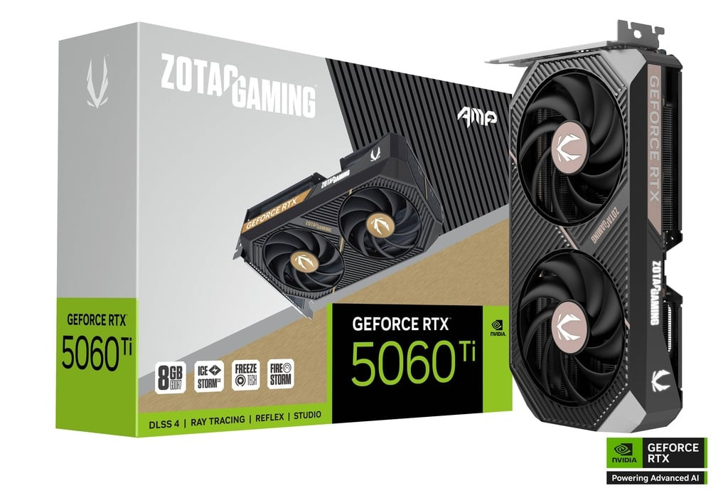 Card màn hình ZOTAC GAMING GeForce RTX 5060 Ti 8GB AMP