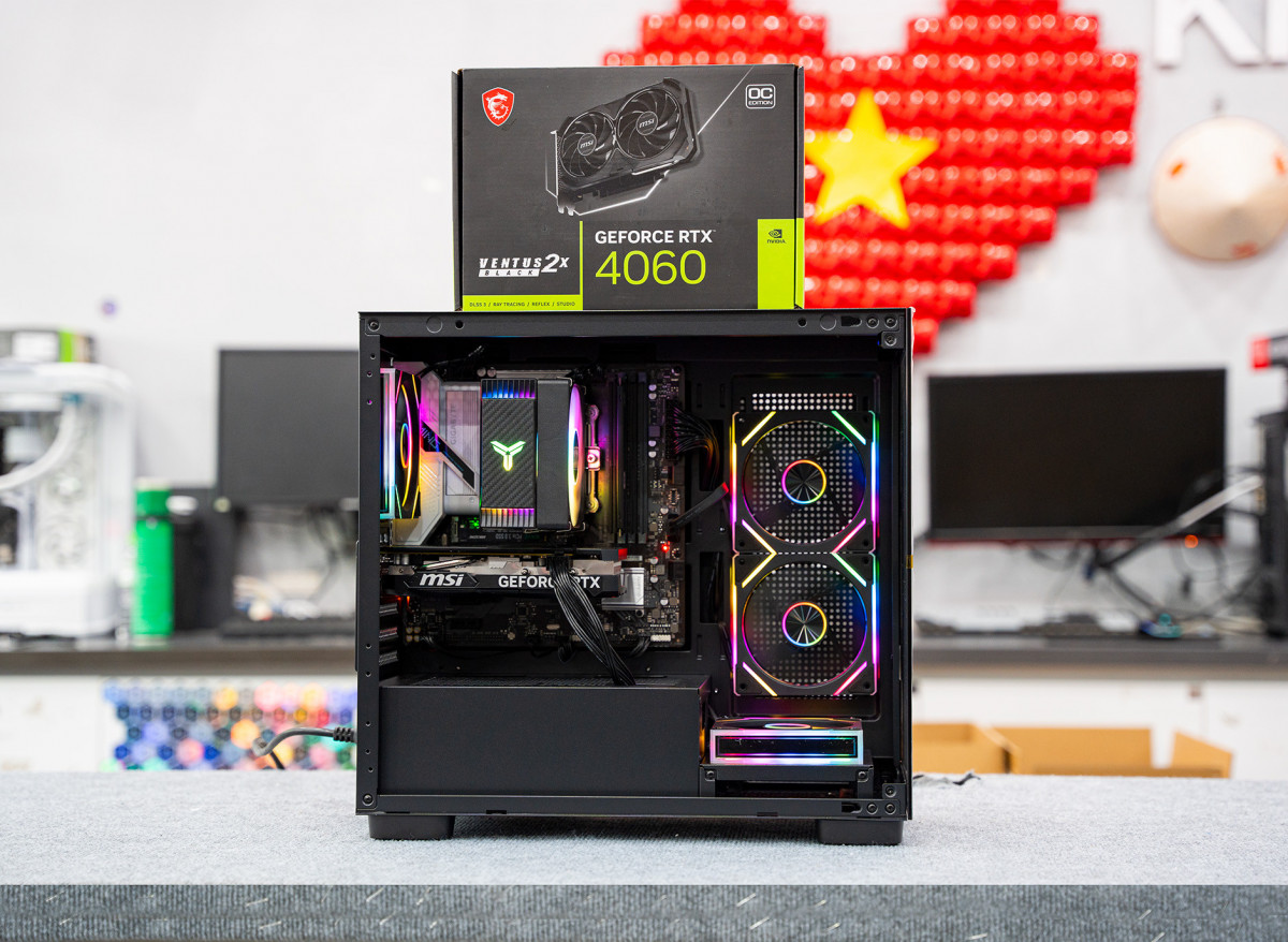 PC Workstation - Edit Video i5 12600KF - RTX 4060 8GB DUAL OC (Cấu hình gốc)