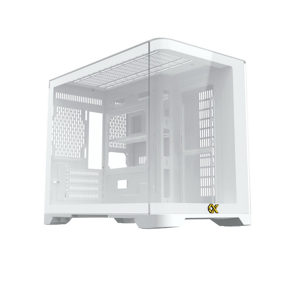 Vỏ Case XIGMATEK ALPHA - PANO M ARTIC WHITE ( MATX, Màu Trắng, Case Bể Cá)