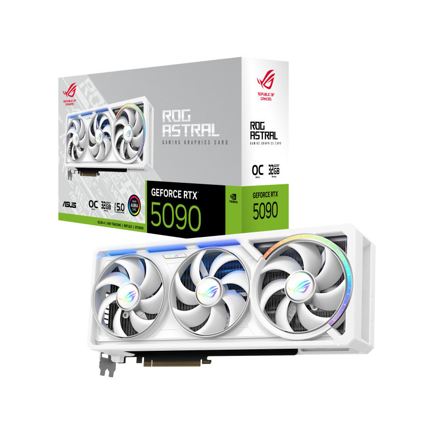 Card màn hình ASUS ROG ASTRAL RTX 5090 32GB GAMING WHITE OC