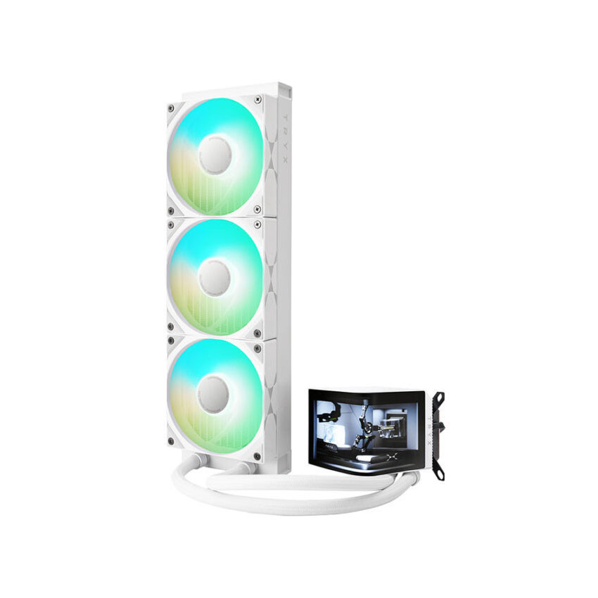 Tản nhiệt nước TRYX PANORAMA SE 360 ARGB White (Màn 2k 6.5