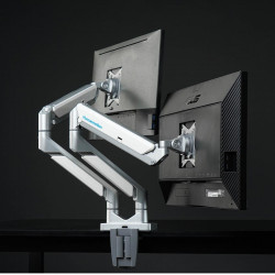 Giá treo 2 màn hình Human Motion T2-2 Màu trắng