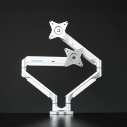 Giá treo 2 màn hình Human Motion T2-2 Màu trắng