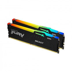 Ram Desktop Kingston Fury Beast RGB (KF552C40BBAK2-32) 32GB (2x16GB) - DDR5 5200MHz