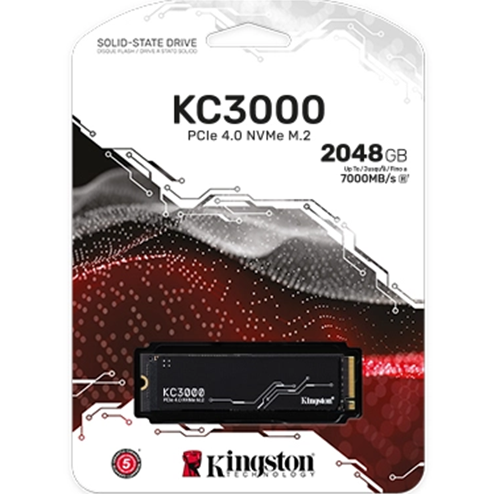 SSD Kingston KC3000 2TB M.2 PCIe Gen4 x4 NVMe SKC3000D/2048G