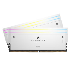 RAM Corsair Dominator Titanium White 32GB (2x16GB) RGB 6000 DDR5 (CMP32GX5M2B6000C30W)