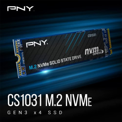Ổ CỨNG SSD PNY CS1031 500GB M.2 2280 PCIE NVME GEN 3X4 (ĐỌC 2200MB/S - GHI 1200MB/S)