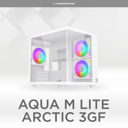 VỎ CASE XIGMATEK  AQUA M LITE ARTIC 3GF GAMING (M-ATX, KÈM 03 FAN XIGMATEK G20F)