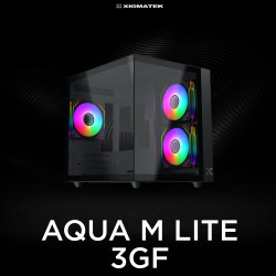 VỎ CASE XIGMATEK  AQUA M LITE 3GF GAMING (M-ATX, KÈM 03 FAN XIGMATEK G20F)