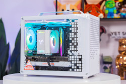 PC MINI SNOW WHITE i5 14500- RAM 32GB- RTX 4070 12GB OC