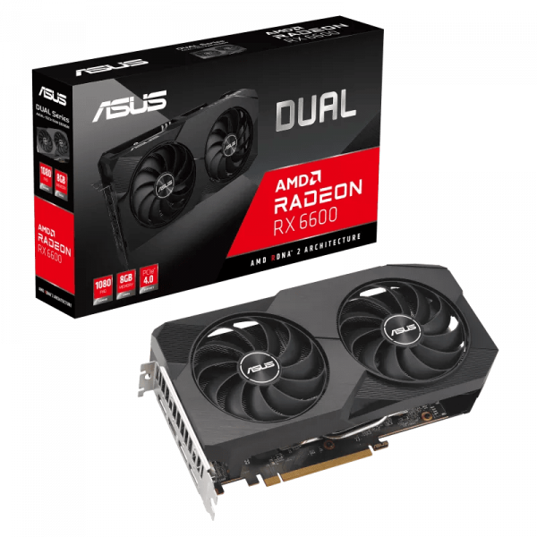 Card màn hình ASUS Dual Radeon RX 6600 V2 8GB GDDR6