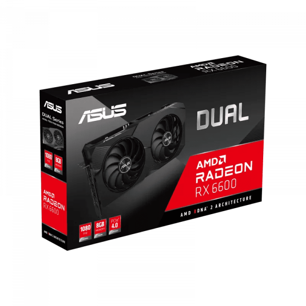 Card màn hình ASUS Dual Radeon RX 6600 V2 8GB GDDR6