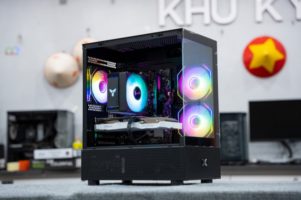 Full Bộ PC Gaming Kèm Màn Hình ( i5-12400F | RX 6600 8GB | Màn hình 24 inch 100Hz)