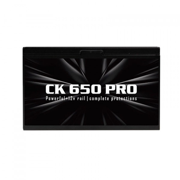 NGUỒN MÁY TÍNH AIGO CK650 PRO 80+ EFICIENCY - 650W (CÁP DẸT)