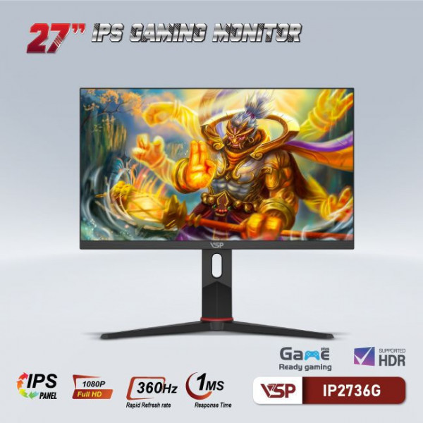 Màn Hình IPS Gaming VSP IP2736G (27 inch /IPS /360Hz/1ms)- Chuyên Game