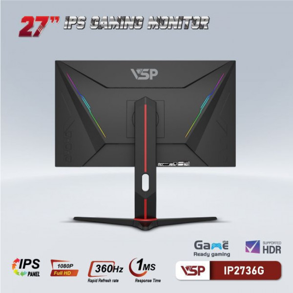 Màn Hình IPS Gaming VSP IP2736G (27 inch /IPS /360Hz/1ms)- Chuyên Game 