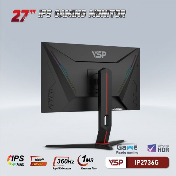 Màn Hình IPS Gaming VSP IP2736G (27 inch /IPS /360Hz/1ms)- Chuyên Game 