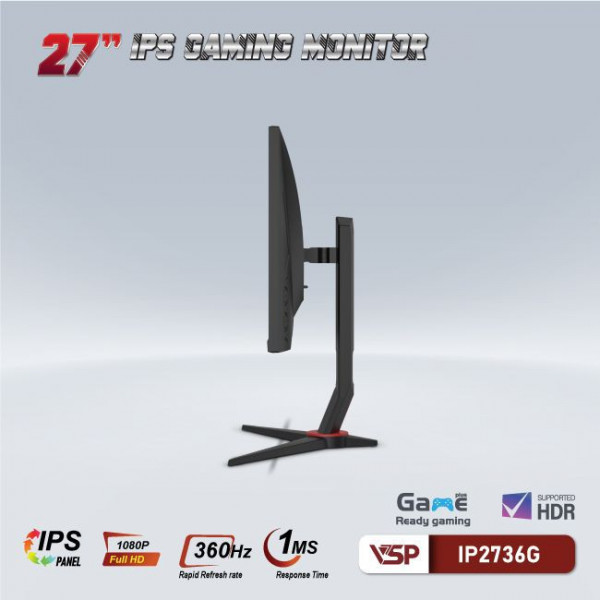 Màn Hình IPS Gaming VSP IP2736G (27 inch /IPS /360Hz/1ms)- Chuyên Game 