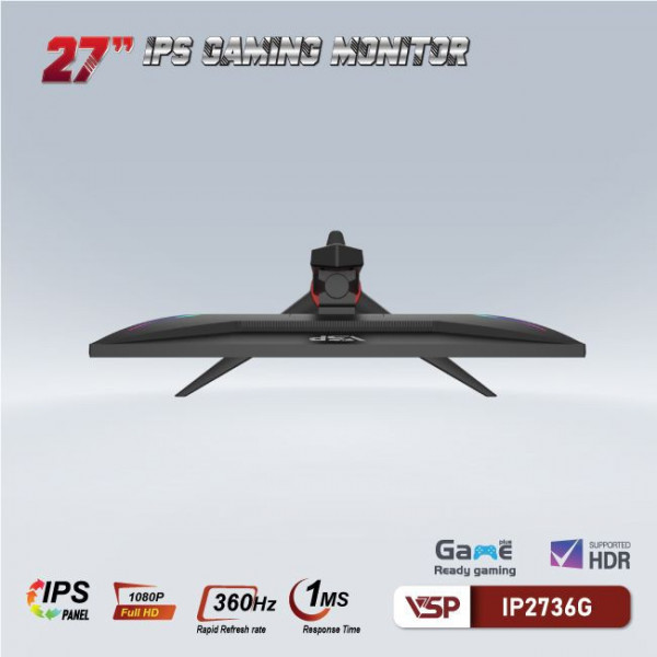 Màn Hình IPS Gaming VSP IP2736G (27 inch /IPS /360Hz/1ms)- Chuyên Game 