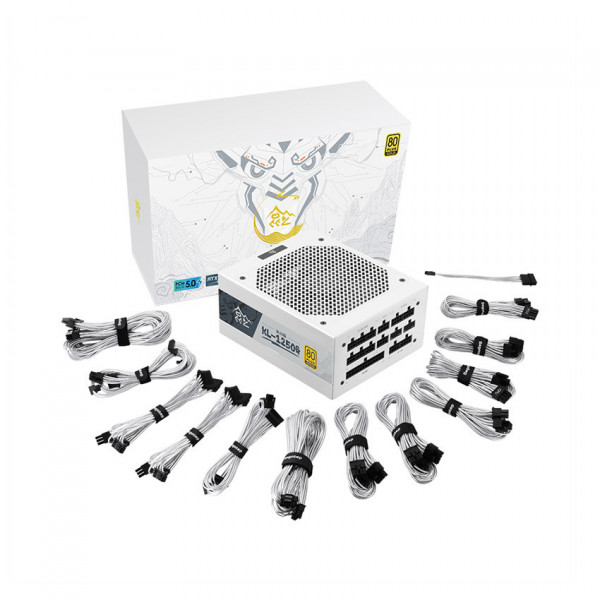 Nguồn SEGOTEP KL1250W White - 1250W - 80 Plus Gold - Full Modular - ATX3.0+PCIE5.0 (JP CAP)