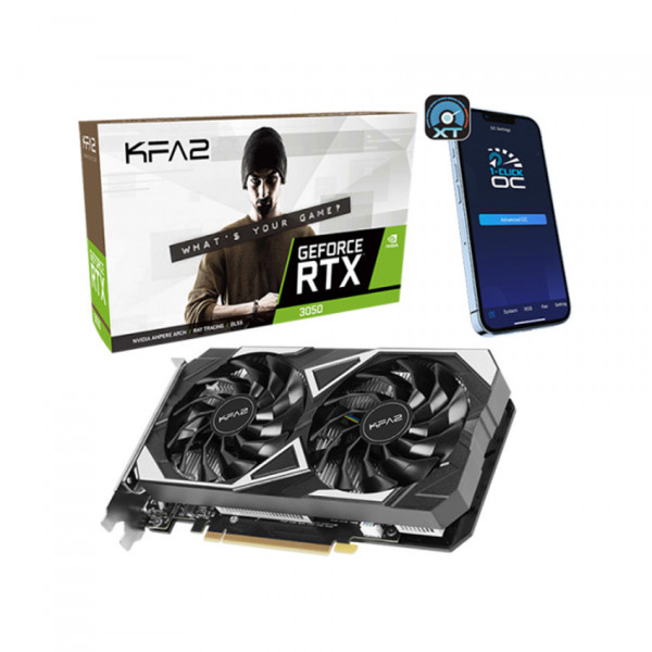 Card Màn Hình GALAX RTX 3050 6GB GDDR6 EX (1-Click OC)